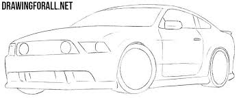 Easy car drawing by deondre54 dragoart com. How To Draw A Muscle Car