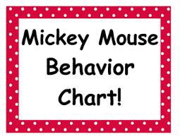 Mickey Mouse Behavior Worksheets Teaching Resources Tpt