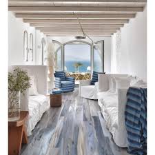 Ivy Hill Tile Rio Tiger Blue 8 In X 48 In 7 5mm Matte Porcelain Floor And Wall Tile 10 32 Sq Ft 4 Pieces Case Ext3rd100442 The Home Depot Beach House