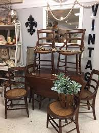 Hitchcock Drop Leaf Table 6 Cane Seat Chairs Drop Leaf Table Leaf Table Decor