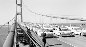 We recommend booking mackinac bridge tours ahead of time to secure your spot. Building The Mackinac Bridge Was A Magnificent Feat What Did It Take Mynorth Com