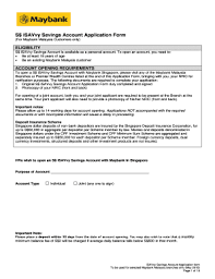 An account opening form is filled in by someone opening an account with a bank, credit union, or other financial institution. How To Open Account Maybank