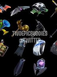 This and the next item are clearly paired with the new pirate skins found in this set of leaks between this and the back bling up top, cuddle team leader now has a proper cosmetic set, with back bling, glider and outfit. Data Miners Uncover New Fortnite Gliders Pickaxes And Back Bling Dbltap