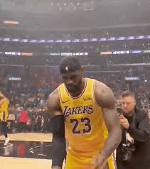 Watch and create more animated gifs like lebron james dunk vs 76ers at gifs.com. Trending Gif Sports Sport Nba Celebrate Los Angeles Hype Espn Lebron James Lebron Lakers Powder Chalk Toss Nba Opening Ni Lebron James Lakers Lebron James Espn