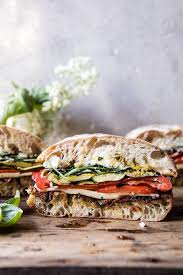 For that reason, the artichoke pesto vegetable panini recipe satisfies my vice and is delicious. Marinated Veggie Cheese Sandwich With Sun Dried Tomato Pesto Half Baked Harvest