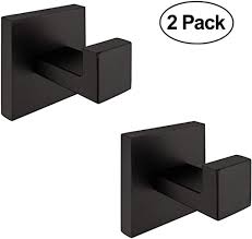 May 13, 2020 · i just want to note that, in my experience, a hook dries your towel better than wadding a towel and stuffing it around a towel bar. New Matte Black Or Matte White Robe Hook Wall Hooks Hangers Home Garden