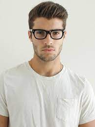 Posh Poses Solo Senior Boy Inspiration White Tee Glasses Love This Haircut Lovethislook Haircuts For Men Mens Hairstyles Hair And Beard Styles