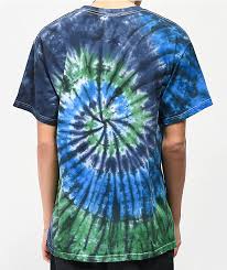 Teenage Take A Hike Blue Green Black Tie Dye T Shirt