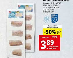 Offre Dos De Cabillaud Msc Ocean Sea Chez Lidl