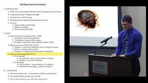 Keyword outlines can be the key to a successful speech delivery. Speech With Keyword Outline Bed Bugs Youtube