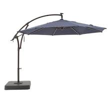 Maybe you would like to learn more about one of these? Hampton Bay 11 Ft Aluminum Cantilever Solar Led Offset Outdoor Patio Umbrella In Midnight Navy Blue Yahoo Shopping