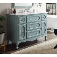 Enjoy the best designs for 2020! 48 Benton Collection Knoxville Shabby Chic Light Blue Bathroom Vanity On Sale Overstock 25417449