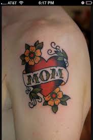 Classic Traditional Heart Tattoos Traditional Tattoo Mom Mom Heart Tattoo