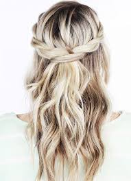 One of the biggest benefits of half up hairstyles (on natural curly hair) is that they are so quick to create and in most cases don't require a visit to the salon. 5 Minute Hairstyles For Medium Length Hair Hair Styles Long Hair Styles Hair Lengths