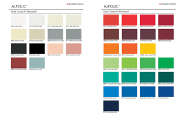 alpolic and alpolic fr color chart