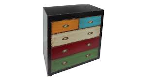 Kommode vintage weiss vintage kommode bunt kommode landhausstil shabby kommode antique dresser furniture decor. Kommode Vintage Anrichte Mit Bunten Schubkasten Metallgriffe