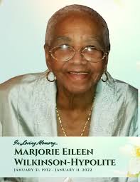 Marjorie Eileen Wilkinson-Hypolite Obituary January 11, 2022