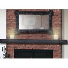 Outdoor greatroom gallery collection linear supercast wood mantel. Black Fireplace Mantel Shelf Fireplace World
