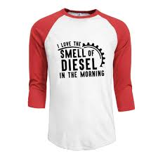 I Love The Smell Of Diesel In The Morning Adult Mens Long