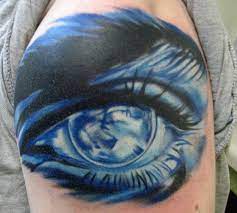 Amazing Tattoo All In Blue Eye Tattoo Blue Eye Tattoo Eye Tattoo Meaning