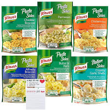 Pasta roni's garlic & olive oil vermicelli is almost ridiculous. Buy Knorr Pasta Sides Variety Pack Of 6 Ready Pasta Sides In 6 Flavors Magnetic Refrigerator Shopping Pad By Snack Fun Online In Vietnam B0865kq6my