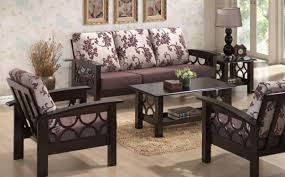 Image result for WOODEN SOFA SET