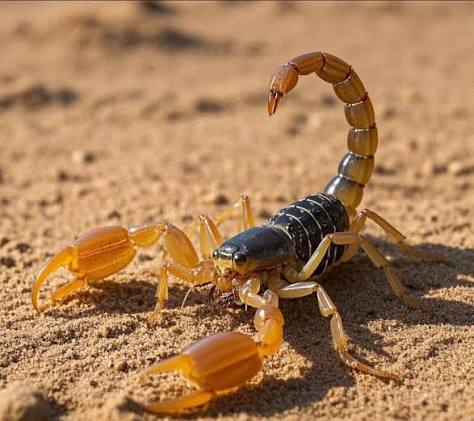 🦂 El Escorpión Emperador: el gigante de los desiertos africanos El escorpión emperador es uno de los arácnidos más grandes del mundo, alcanzando hasta 20 centímetros de longitud. Originario de las selvas