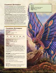 Galewing Butterfly -- A huge butterfly that creates tornadoes in its wake :  rUnearthedArcana
