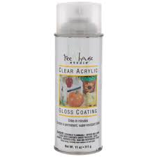 Gloss Clear Acrylic Coating Spray Paint Hobby Lobby 5907