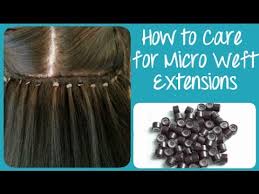 Micro rings before during and after european hair from www.pinterest.com. How To Care For Micro Weft Hair Extensions Instant Beauty Youtube