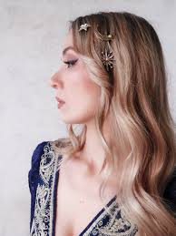 Buy Celestial Bobby Pins, Golden Hair Pins, Gilded Hair Clips, Moon and  Star Clip Set, Gold Adornments, Bridal Hair Clips, Wedding Hair Clip Set  Online in India
