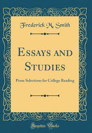 Fedex founder fred smith came up with the idea for the company for a term paper at yale in 1965. Essays And Studies Prose Selections For College Reading Classic Reprint Amazon De Smith Frederick M Fremdsprachige Bucher