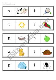 This phonics packet focuses on 30 beginning sounds. First Letter Sound Dominoes Satpin For Use With Jolly Phonics Book 1 Esl Worksheet By Teachertonyinchina