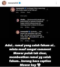 Tapi kata maaf hanya memperbaiki masa lalu dan tidak bertanggung jawab terhadap masa depan. Selepas Mawar Rashid Minta Maaf Tersalah Tulis Sajat Pula Flickr