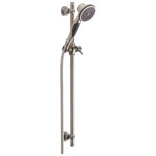 As a company that delivers water every day to residential and commercial buildings, delta faucet company places a high priority on products that address today's environmental concerns, such as accessibility to water. Premium 3 Setting Slide Bar Hand Shower 57021 Ss Delta Faucet