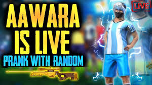 Grab weapons to do others in and supplies to bolster your chances of survival. Free Fire Live Hindi Prank With Random Players Team Bfa Youtube