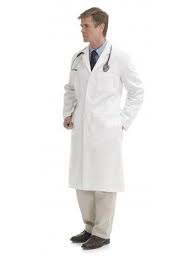 Landau 3138 Men S Cloth Knot Button 43 Lab Coat Lab Coats Lab Coats For Men Lab Coat