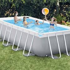 If you intend to use the pool for strength training or lap swimming, you should go for maximum. Intex 16ft X 8ft X 42 Prism Frame Rectangular Above Ground Swimming Pool With Filter Pump And Accessories 26792 New For 2019 Sunshine Pools