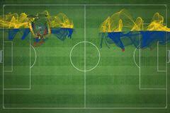 Abstract background with shapes the colors of flag ecuador colombia and venezuela to use as diploma or certificate format a4 vector image stock alejomiranda 168267448. Ecuador Vs Colombia Soccer Match National Colors National Flags Soccer Field Football Game Copy Space Stock Photo Image Of Ecuador National 200675224