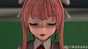 3d 4girls anal anal vore animated bow clothing digestion doki  doki literature club female heymanand (artist) monika (doki doki literature  club) natsuki (doki doki literature club) sayori (doki doki