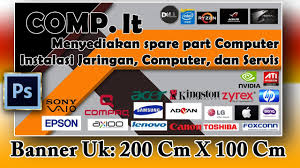 Maybe you would like to learn more about one of these? Desain Banner Toko Komputer Dengan Photoshop Youtube
