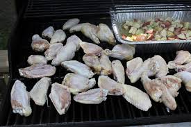 Don't directly grill it with high heat. Grilling Frozen Wings