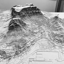 3d Model Of Table Mountain