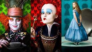 Afișul original al filmului din 1951. Alice In Wonderland Johnny Depp Tim Burton Films 7073100 600 338 Fashionable People Questionable Things
