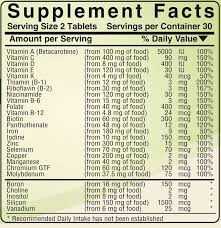 Vita Mineral 100 Whole Food Multi Vitamin Mineral