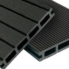 Wpc Terrassendielen Basic Line Komplett Set Dunkelgrau 12m 4m X 3m Holz Brett Dielen Boden Fliesen Unterk Terrassendielen Wpc Terrassendielen Terrasse