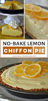 Lemon Chiffon Pie Recipe Lemon Chiffon Pie Lemon Dessert Recipes Easy Lemon Pie