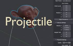 Projectile Addon Blender Blender Addons Blender How To Apply
