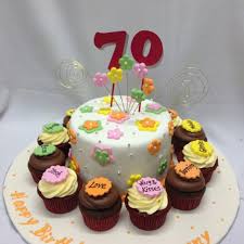 70th Birthday Party Ideas For Grandma Pin By Sarah Lee On Favorite Cake Designs 70th Birthday Cake 70th Birthday Party Favors Birthday Cake For Mom