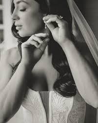 Happily ever after 🖤 Bri looking stunning in our KYLE gown🤩